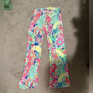 Lilly Pulitzer Multicolor Tropical Print Pants